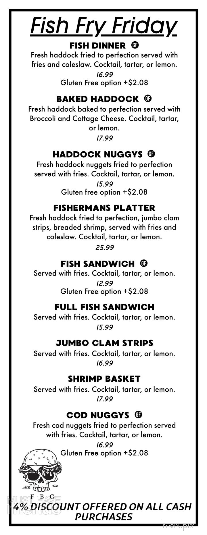 Fat Bottom Grills - Chittenango, NY menu_pic