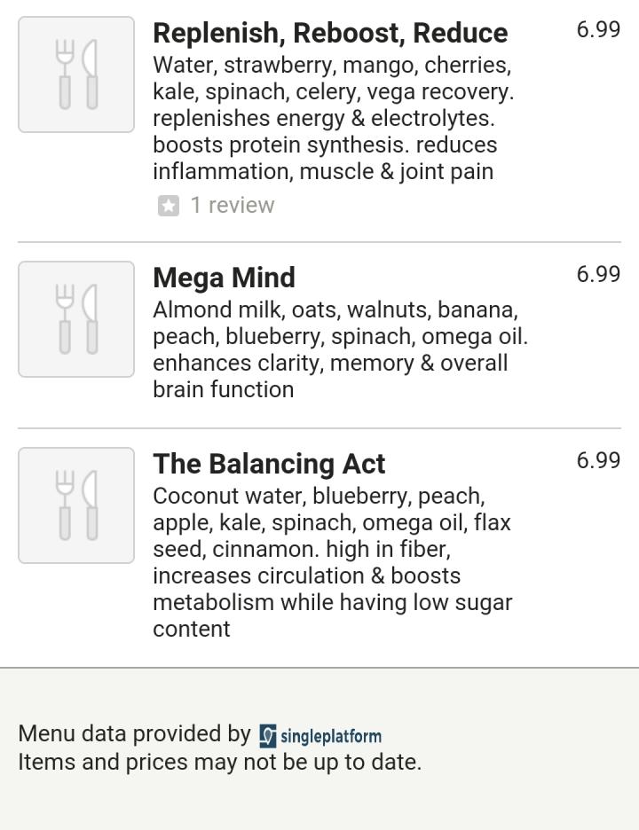 Ashker's Juice Bar and Cafe - Buffalo, NY menu_pic