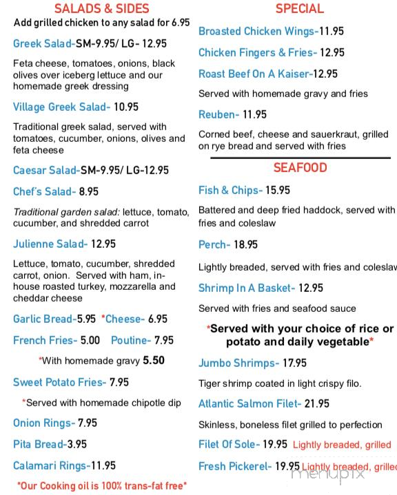 Walter's and Neptune's Restaurant - Port Colborne, ON menu_pic