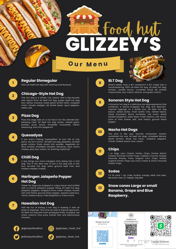 Glizzey's Food Hut - Harlingen, TX menu_pic