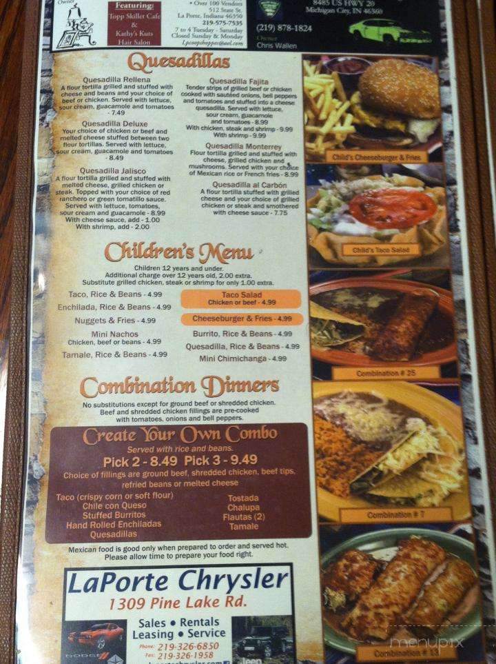 El Bracero - Michigan City, IN menu_pic