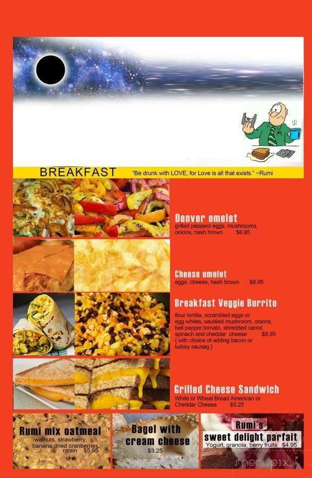 Rumi Cafe - Sherman Oaks, CA menu_pic