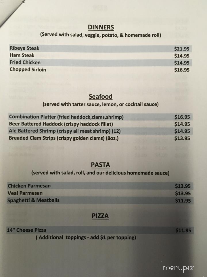Village Inn - Harrisville, NY menu_pic