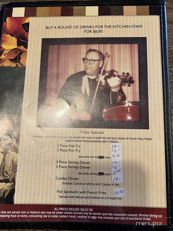Wagonwheel Bar & Grill - Bancroft, WI menu_pic