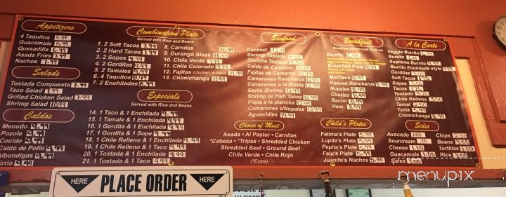 Pepa's Mexican Restaurant - Fresno, CA menu_pic