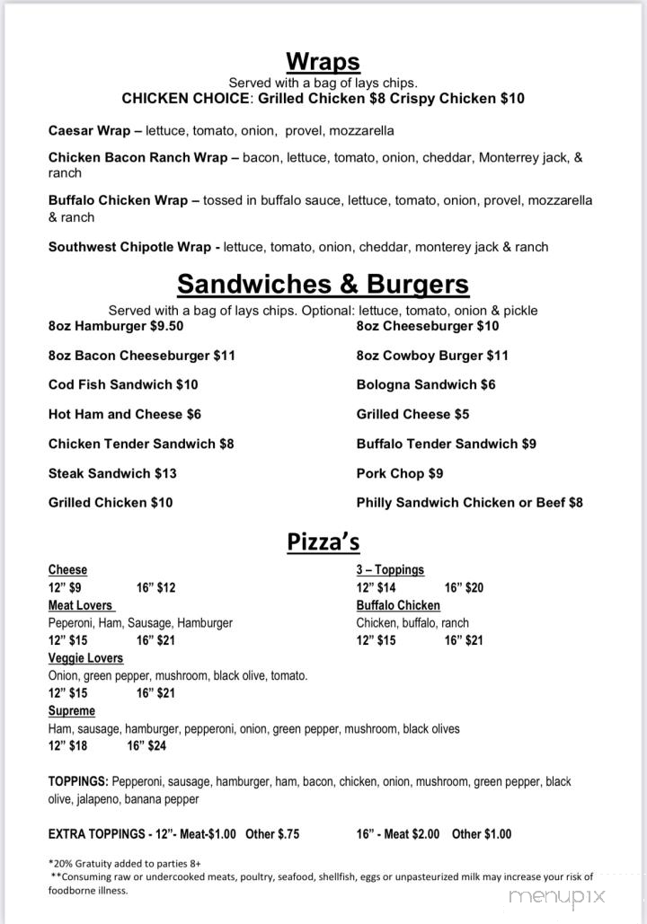 Karban Knotty Pines - Waterloo, IL menu_pic