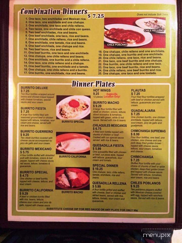 Las Fiesta - Eagleville, TN menu_pic