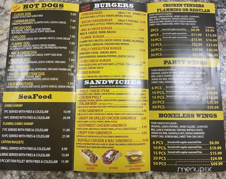 Saucy Dogs-Burgers-Tenders - Saint Charles, MO menu_pic