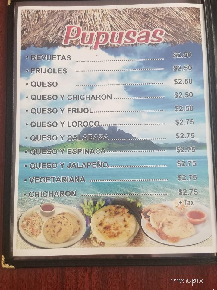 Las Champas 12 - Los Angeles, CA menu_pic