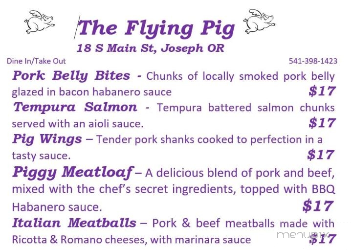The Flying Pig Bar - Joseph, OR
