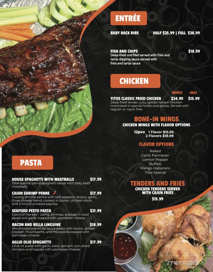 Titos Pizza Bistro Brews - West Covina, CA menu_pic