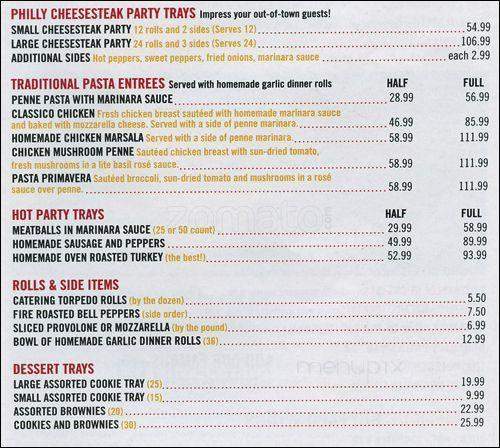 Tony Roni's Conshohocken - Conshohocken, PA menu_pic