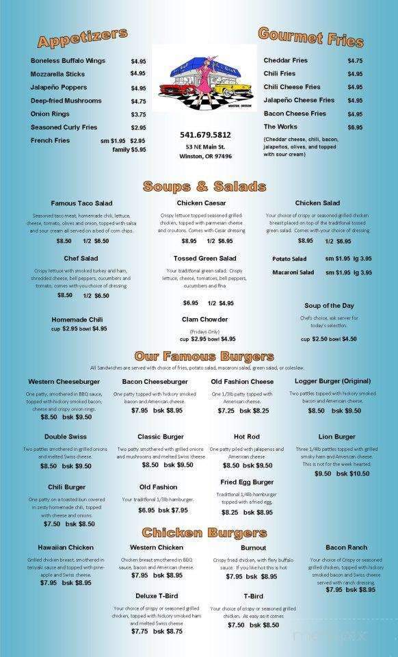 Winston Drive In - Winston, OR menu_pic
