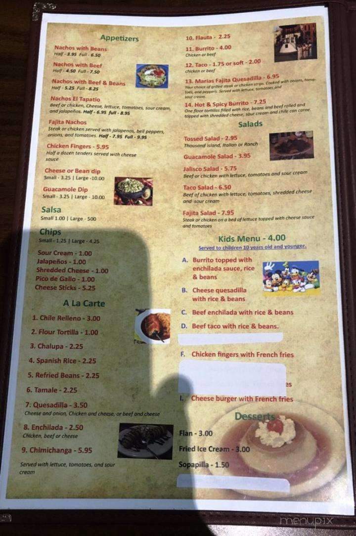 Los Patrons - Minette, AL menu_pic