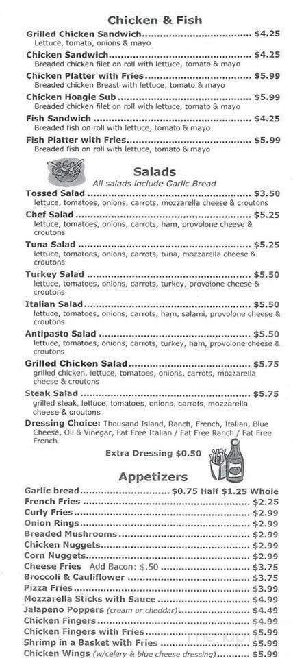 Shakey Jakes Stromboli Pizza - York, PA menu_pic