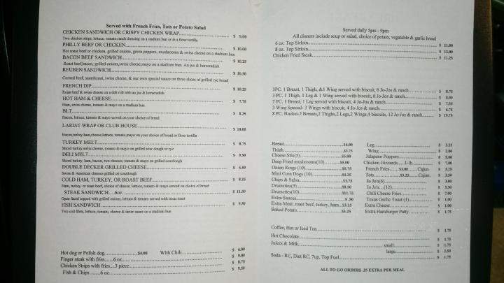 Lariat Lounge - Portland, OR menu_pic