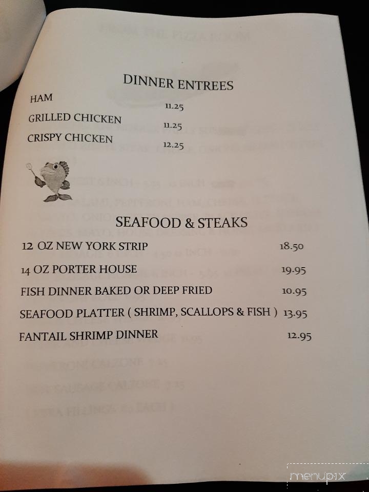 Bob's Place - Jamestown, PA menu_pic