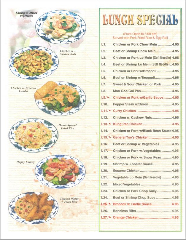 Number 1 China Kitchen - Bradenton, FL