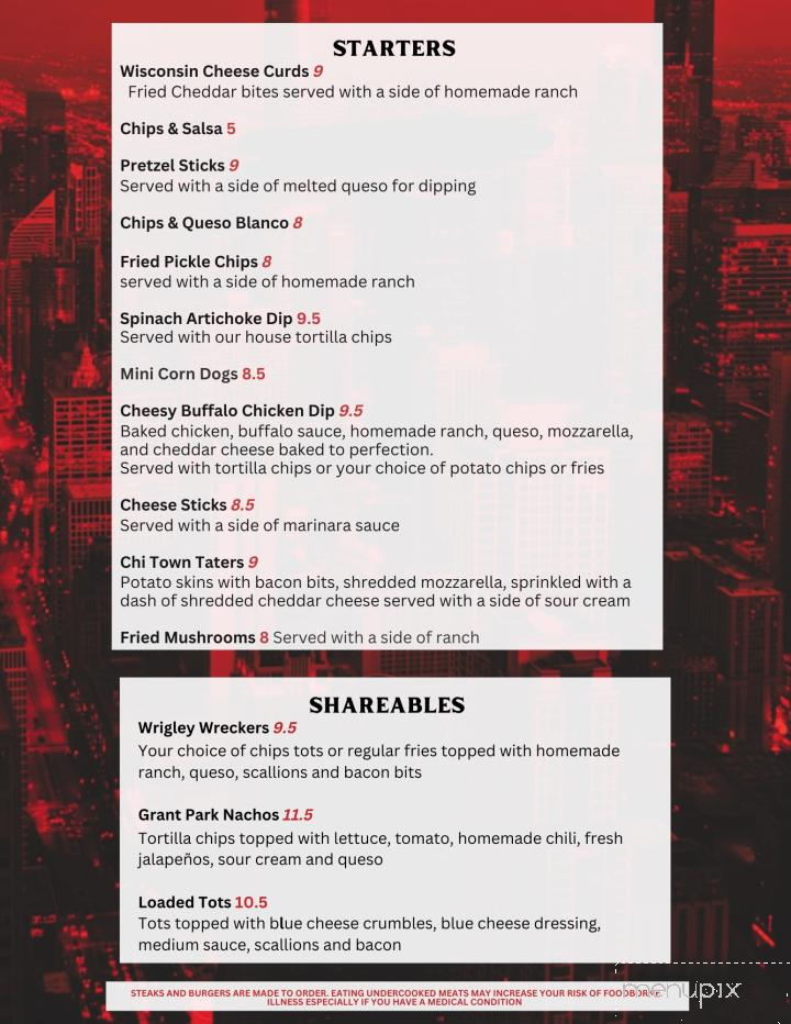 Windy City Grill - Maryville, TN menu_pic