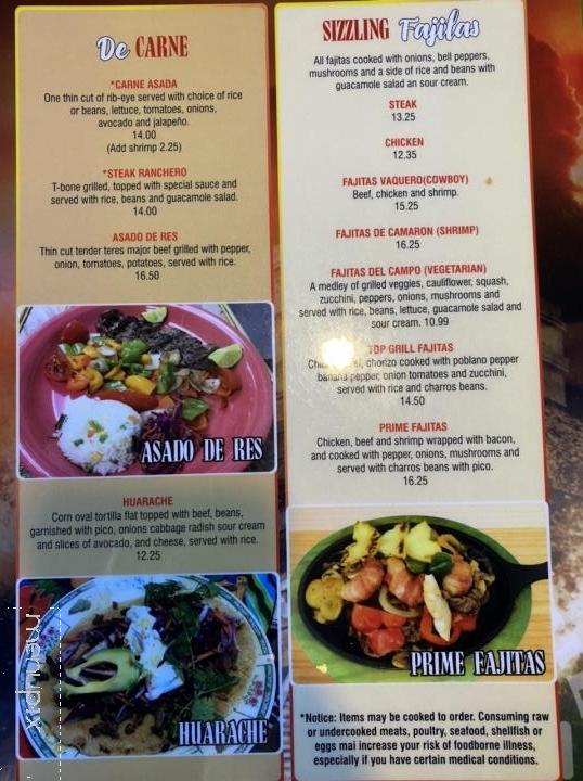 Mesquite Grill - Sylva, NC menu_pic