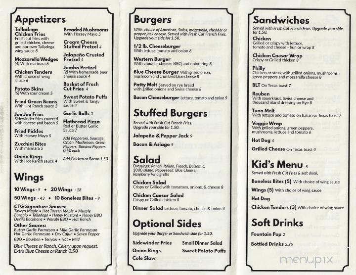 Chardon Tavern & Grill - Chardon, OH menu_pic
