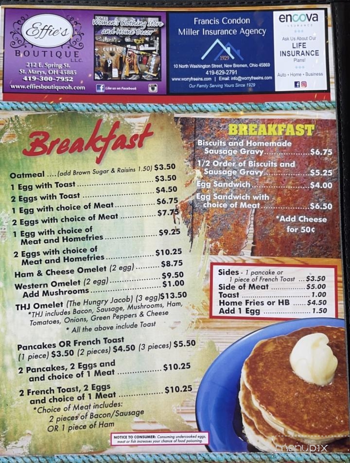 Rustic Haven - Saint Marys, OH menu_pic