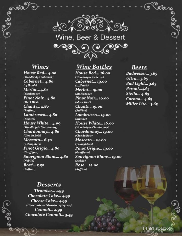 Ivett's Italian Grill - League City, TX menu_pic