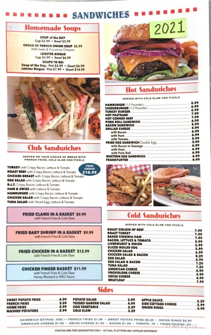 Silverton Diner - Toms River, NJ menu_pic