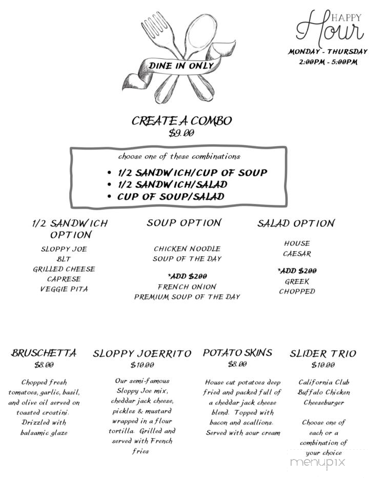 Square One Eats and Treats - Waterford Township, MI menu_pic