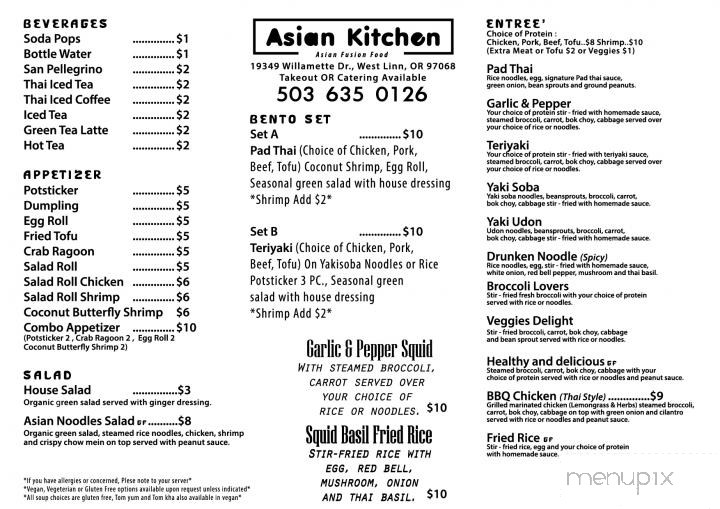 Asian Kitchen - West Linn, OR