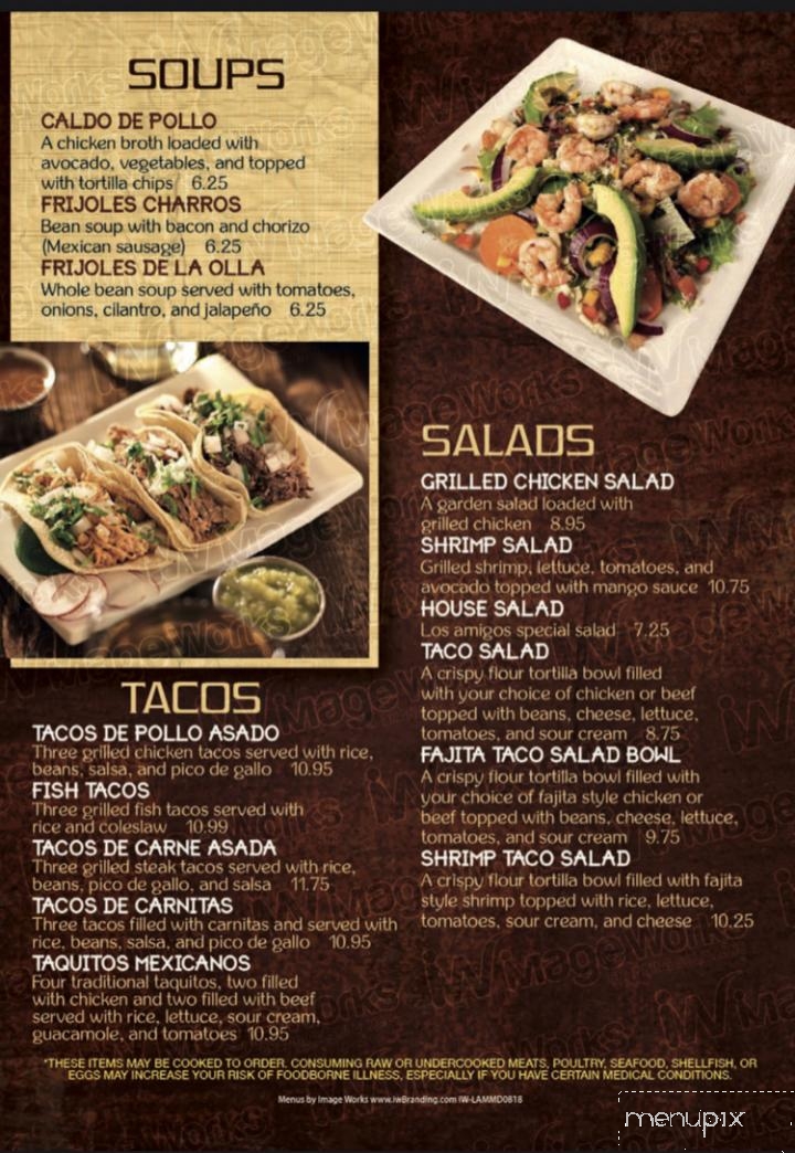 Los Amigos Mexican Restaurant - Hagerstown, MD menu_pic