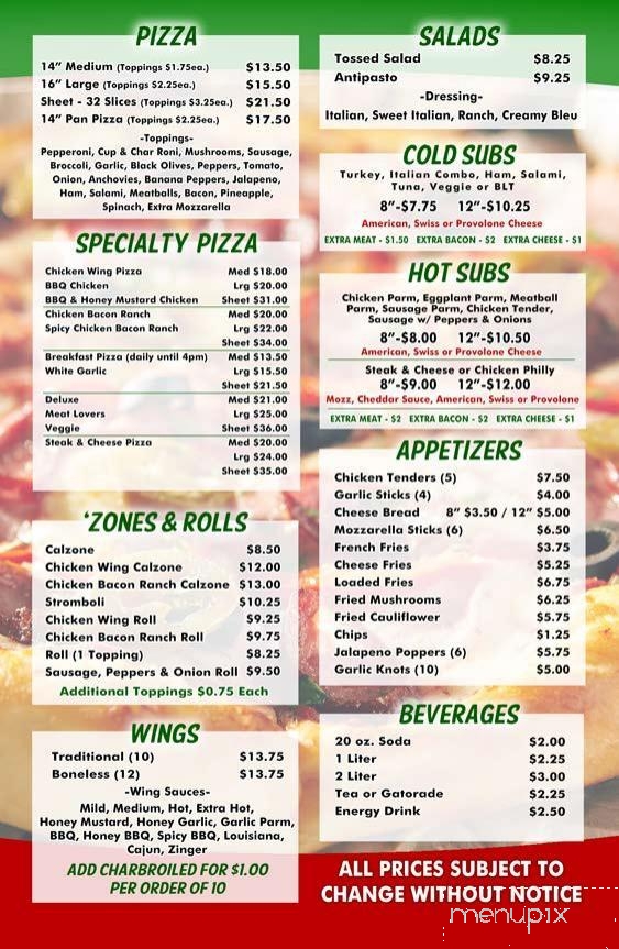Giuseppe's Pizza - Auburn, NY menu_pic