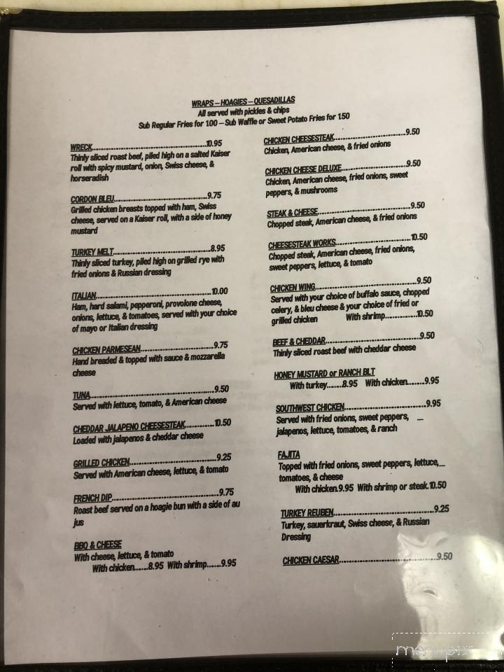 Wildcat Saloon and Eatery - Archbald, PA menu_pic