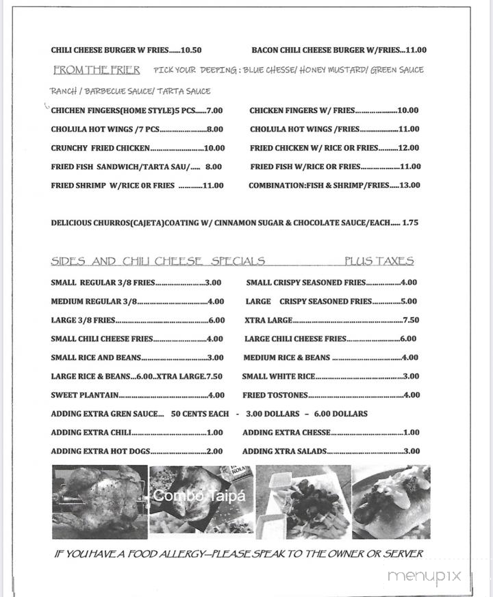 Chili Dog Restaurant - New Rochelle, NY menu_pic