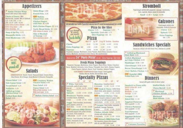 Loutina's Pizza - Fort Pierce, FL menu_pic
