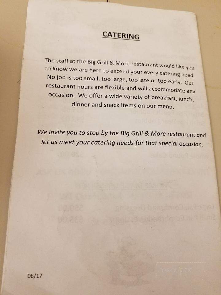 Big Grill & More - Kansas City, KS menu_pic