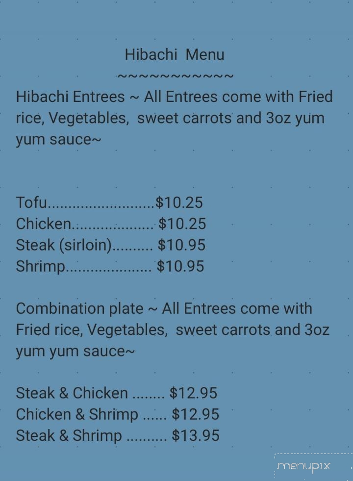 La Fortune Cuisine - Madisonville, TN menu_pic