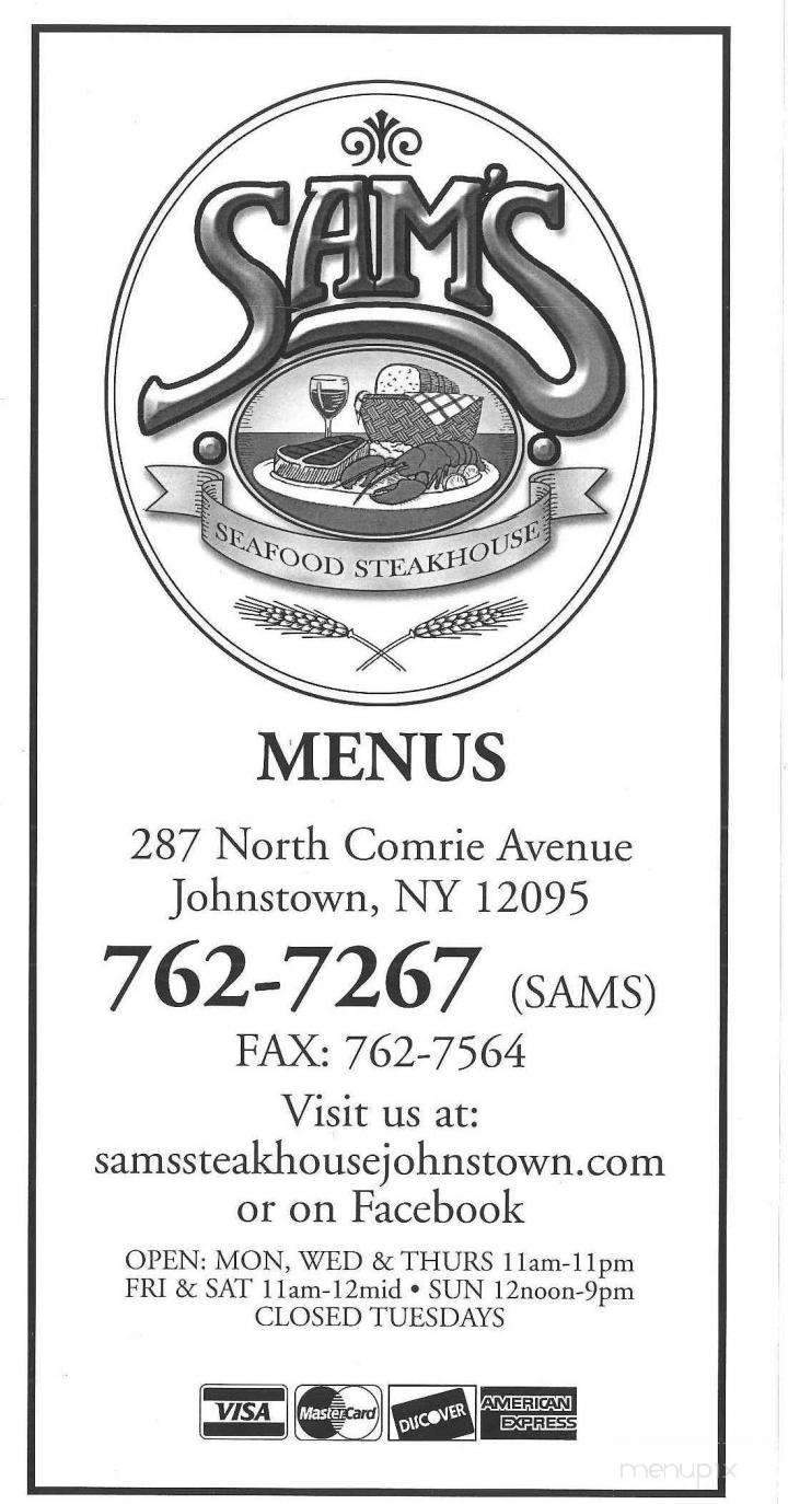 Sam's Seafood and Steakhouse - Johnstown, NY