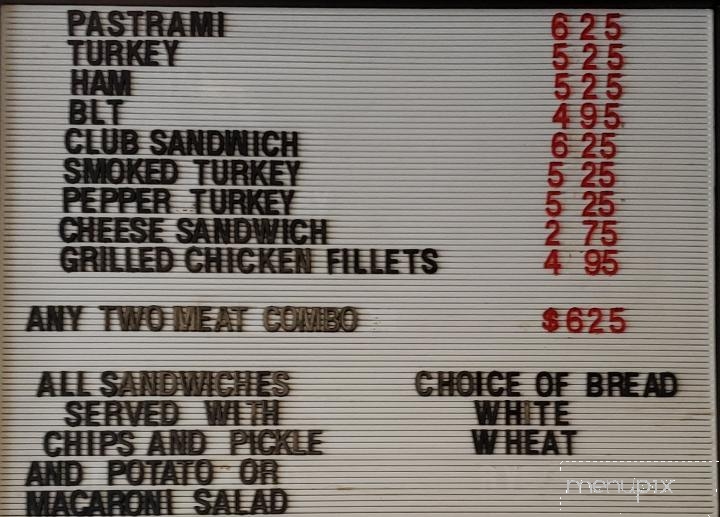 Brian's Deli - Louisville, KY menu_pic