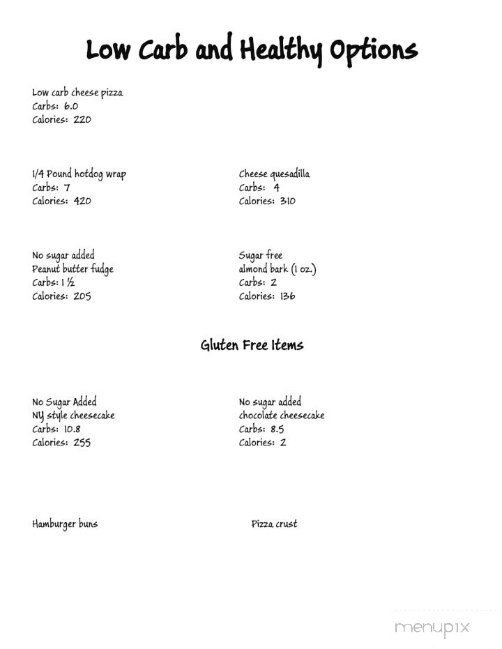 Cheesecakes Plus More Bakery and Cafe - Grandview, TN menu_pic