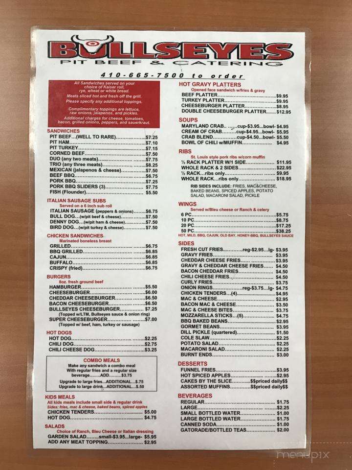 Bullseyes Pit Beef & Catering - Baltimore , MD