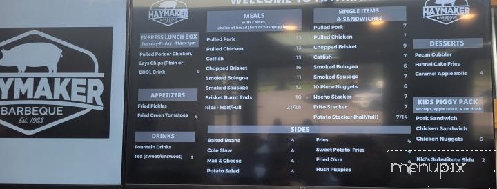 Haymaker Farms - Harrogate, TN menu_pic