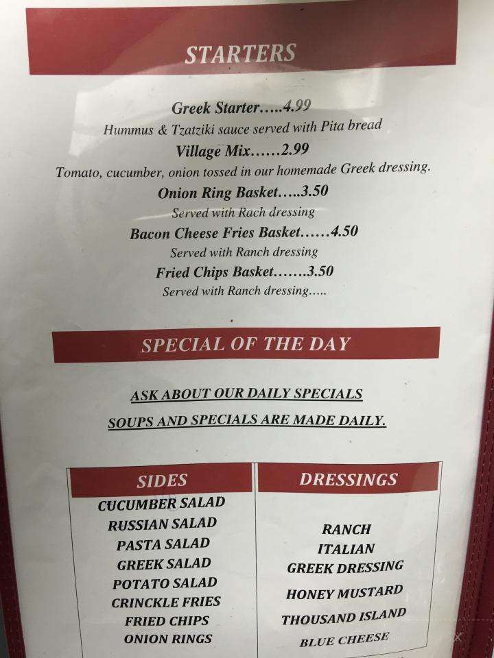 Aleko's Delight - Burlington, NC menu_pic