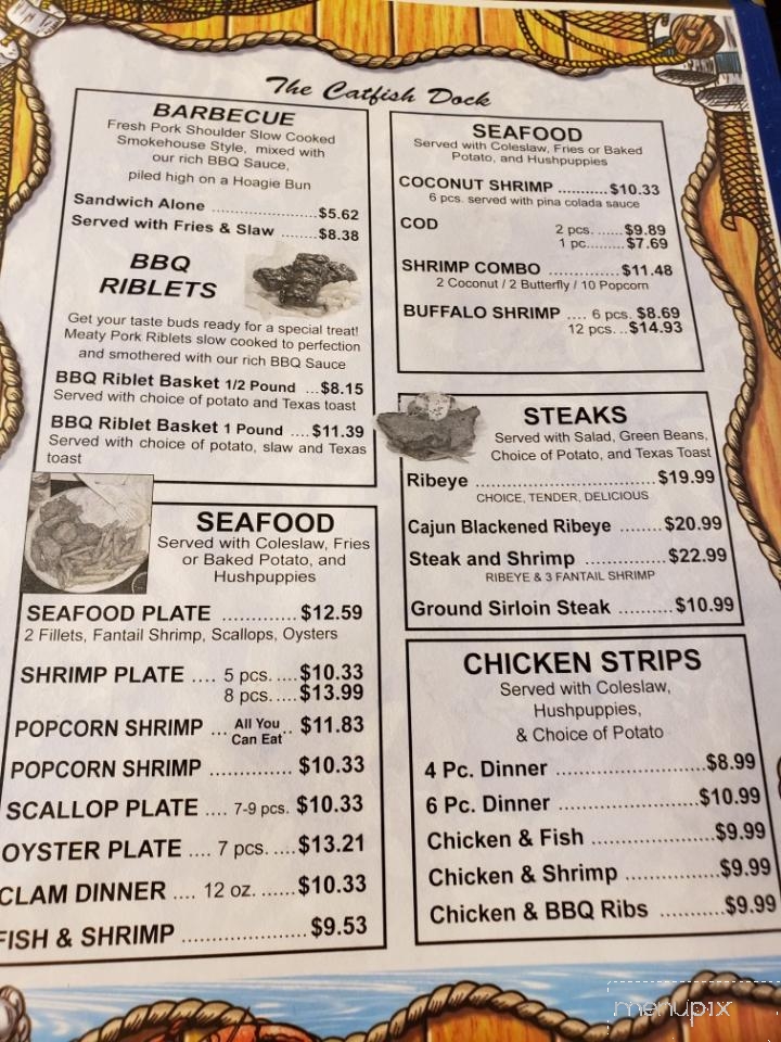 Catfish Dock - Powderly, KY menu_pic