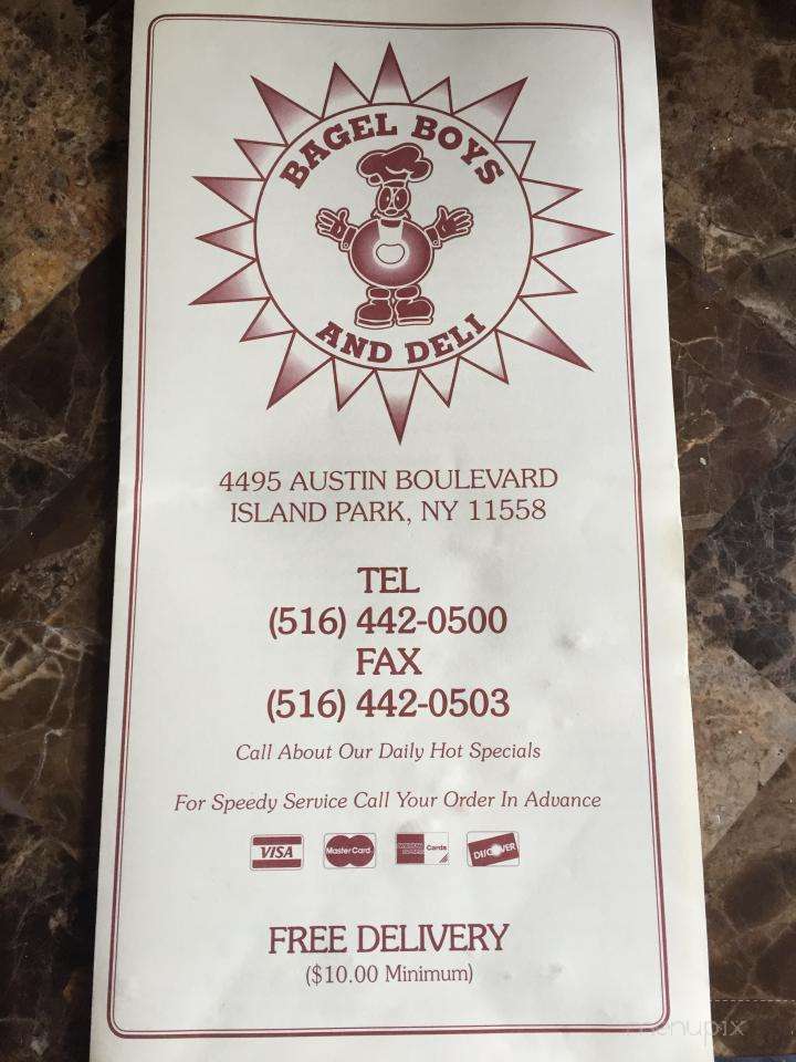Bagel Boys - Island Park, NY menu_pic
