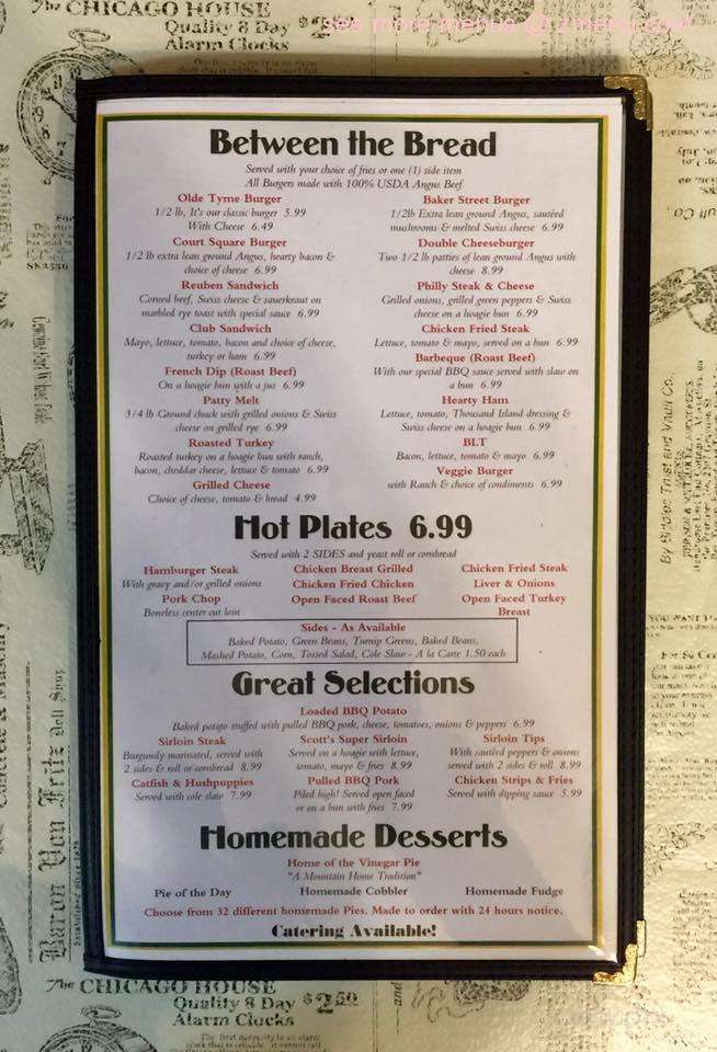 Olde Tyme On The Square - Mountain Home, AR menu_pic