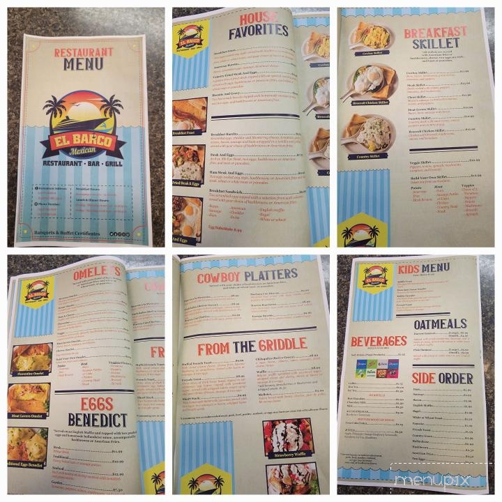 El Barco Mexican Restaurant and Grill - Rushford, MN menu_pic
