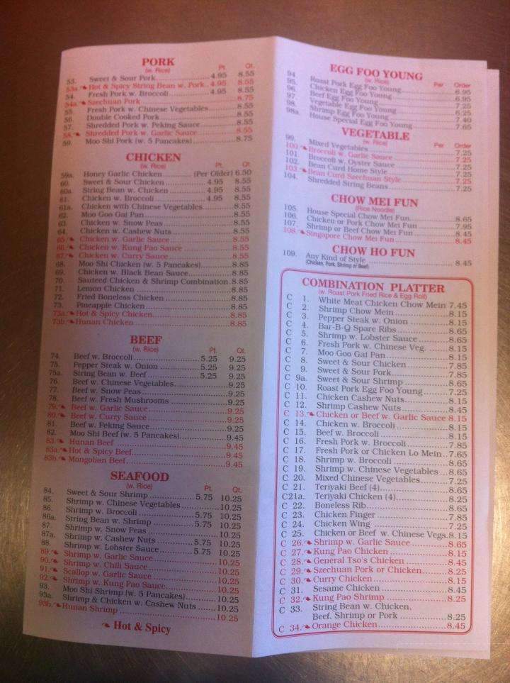 China Express - New London, CT menu_pic