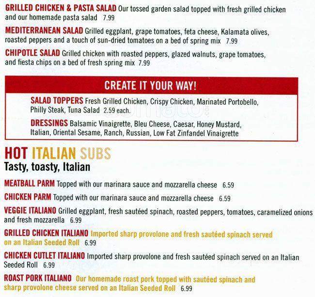 Tony Roni's Willow Grove - Willow Grove, PA menu_pic
