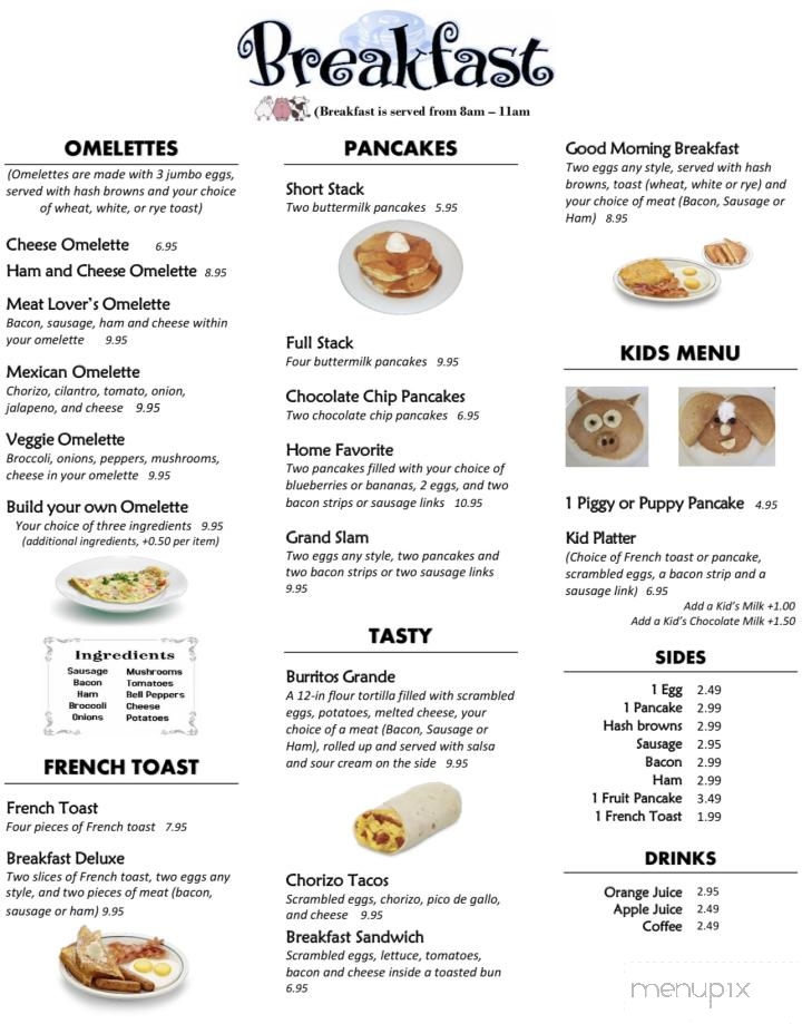 El Pig's Butt Bar-B-Q - Kewaskum, WI menu_pic